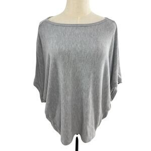 Chicos Black Embellished Jamilah Open Knit Pullover Sweater